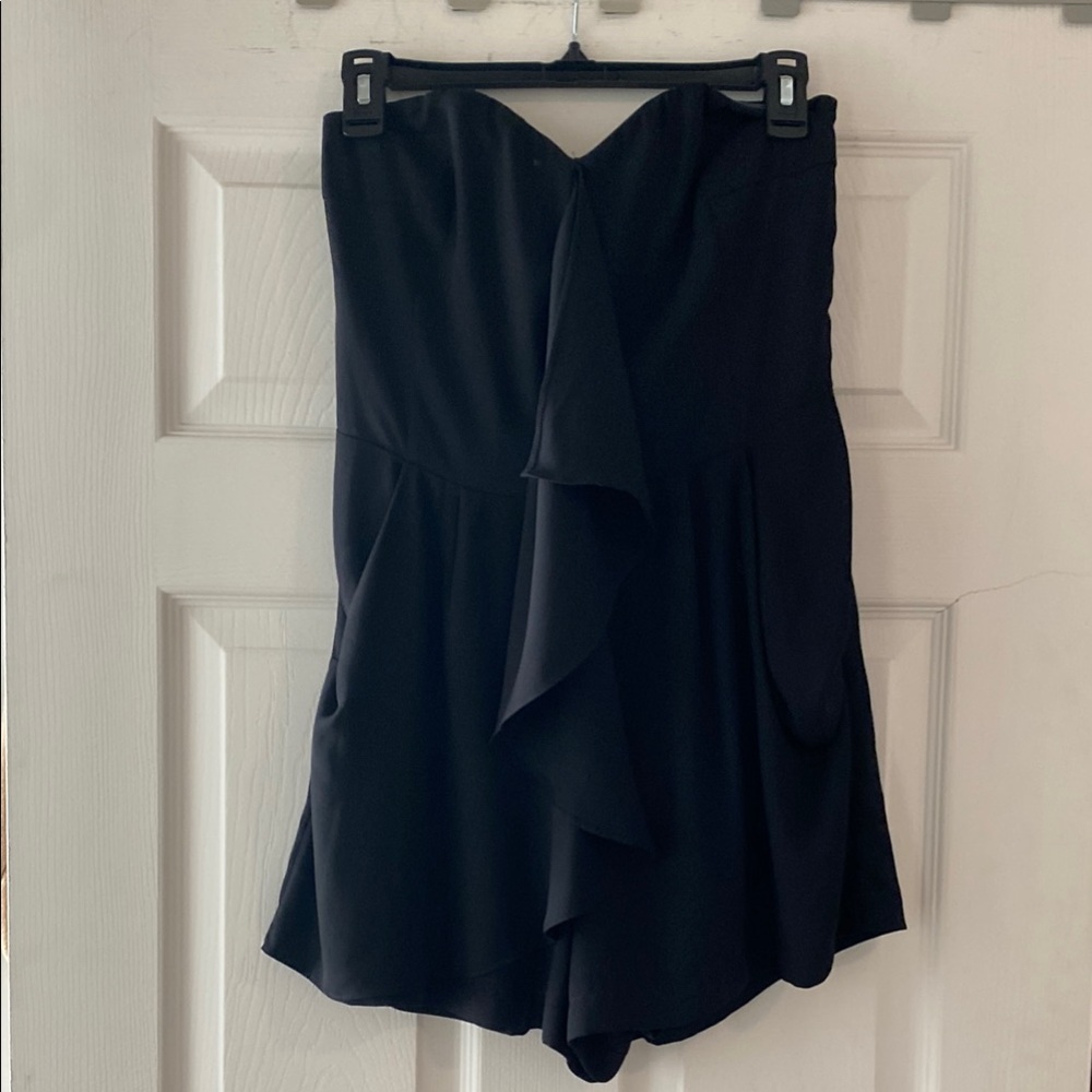Elegant Black Women's Romper